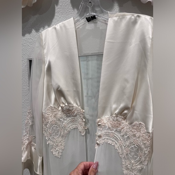 Jonquil by Diane Samandi  Bride Night gown and Robe ✨Size petit Small - Picture 4 of 16